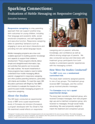 Sparking Connections report from Bright By Text