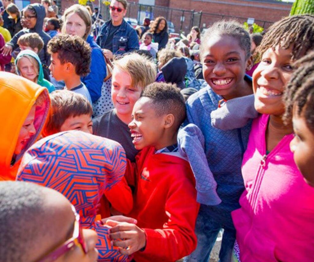 Education and family Imagery around Baltimore, MD USA for the Campaign For Grade Level Reading Friday, October 28, 2016.
