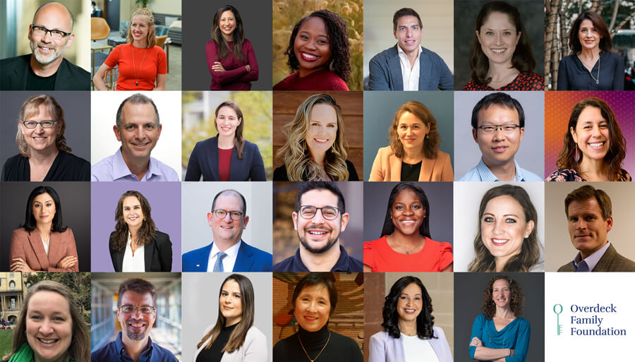 Collage of research and nonprofit leader headshots